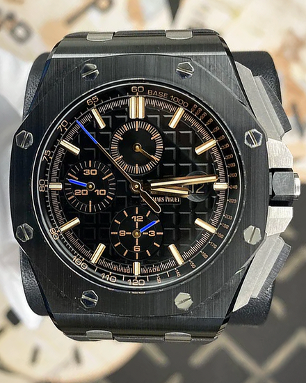 Audemars Piguet Royal Oak Offshore Chronograph 44MM Black Dial Rubber Strap (26405CE.OO.A002CA.02)