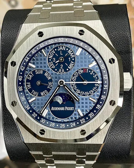 Audemars Piguet Royal Oak Perpetual Calendar 41MM Blue Dial Steel Bracelet (26574ST.OO.1220ST.03)