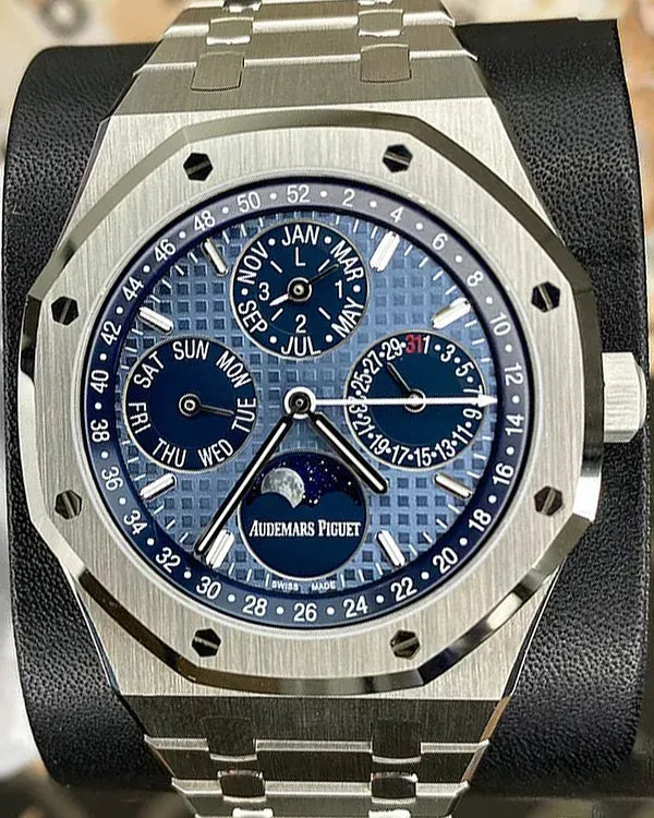 Audemars Piguet Royal Oak Perpetual Calendar 41MM Blue Dial Steel Bracelet (26574ST.OO.1220ST.03)