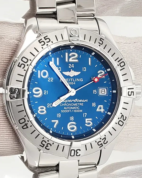 Breitling Superocean Steelfish 42MM Blue Dial Steel Bracelet (A17360)
