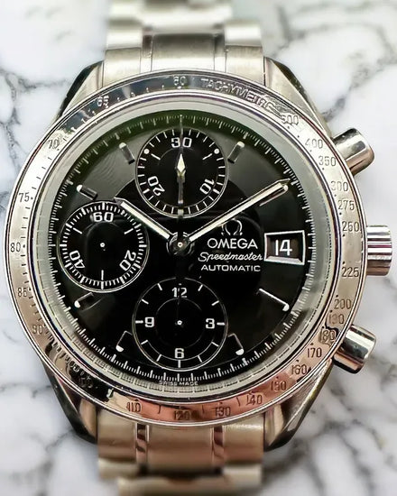 Omega Speedmaster Date 39MM Black Dial Steel Bracelet (3513.50.00)
