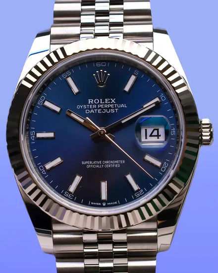 2025 Rolex Datejust 41MM Blue Dial Jubilee Bracelet (126334)