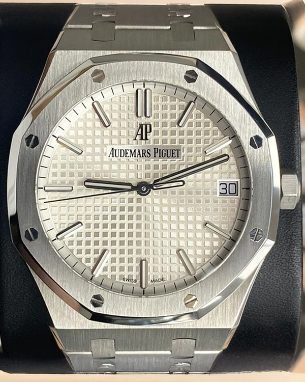 2020 Audemars Piguet Royal Oak 41MM White Dial Steel Bracelet (15500ST.OO.1220ST.04)