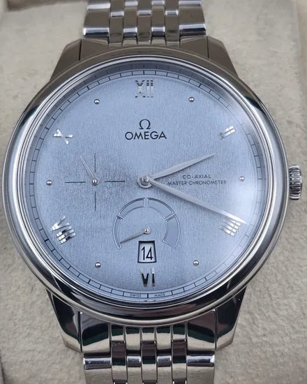 2025 Omega De Ville Prestige 41MM Blue Dial Steel Bracelet (434.10.41.21.03.001)