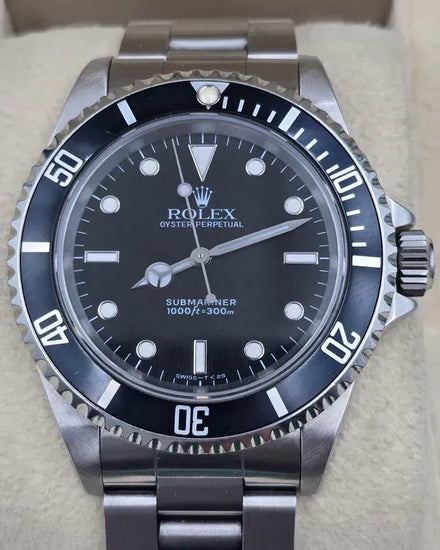 Rolex Submariner No-Date 40MM Black Dial Oyster Bracelet (14060)