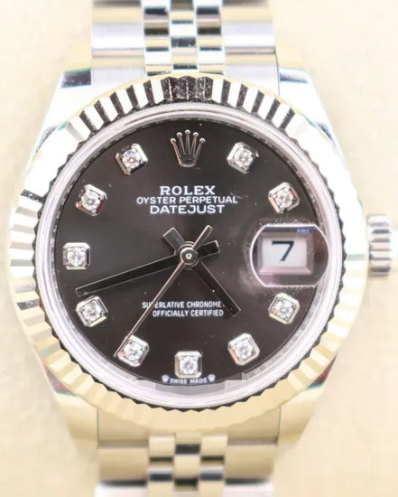 2024 Rolex Lady-Datejust 28MM Rhodium Dial Jubilee Bracelet  (279174)