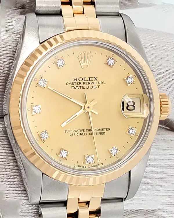 Rolex Datejust 31MM Champagne Dial Two-Tone Jubilee Bracelet (68273)