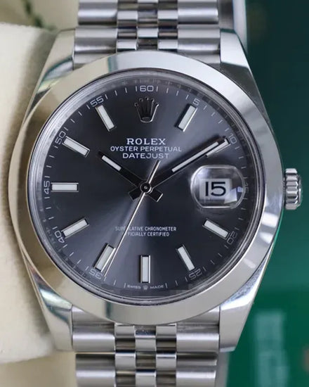2019 Rolex Datejust 41MM Rhodium Dial Jubilee Bracelet (126300)