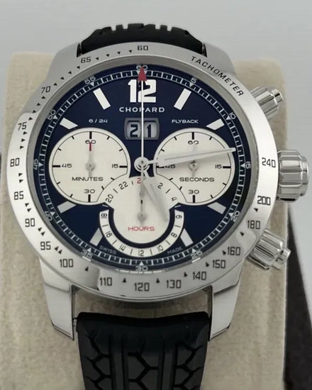 Chopard Mille Miglia "Jacky Ickx" Chronograph Flyback L.E. 42MM Black Dial Rubber Strap (168998)
