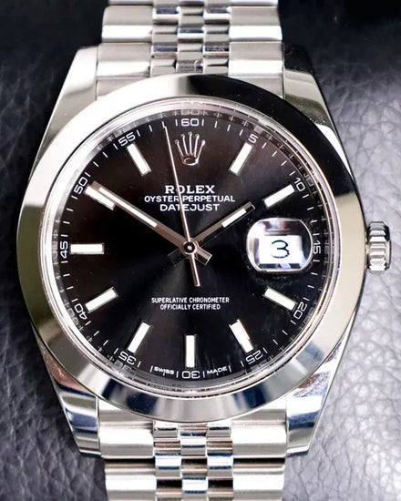 2018 Rolex Datejust 41MM Black Dial Jubilee Bracelet (126300)