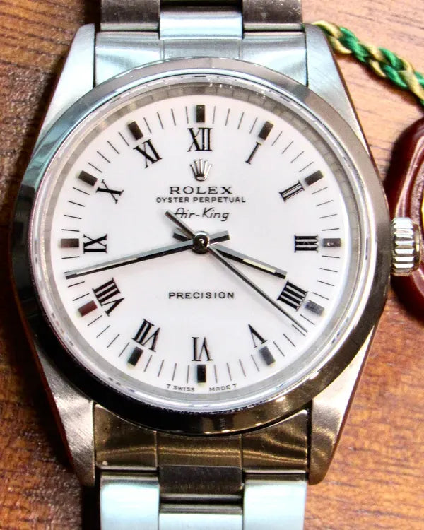 Rolex Air-King 34MM White Dial Oyster Bracelet (14000)