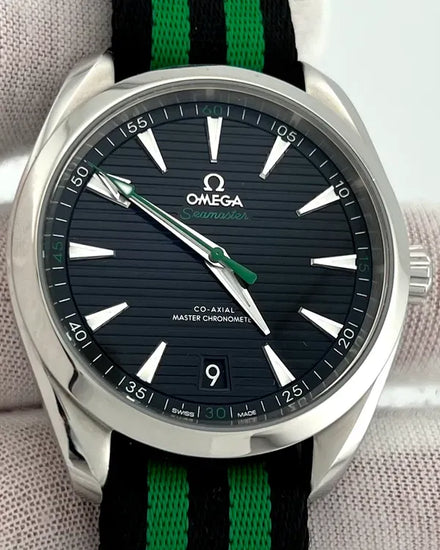 Omega Seamaster Aqua Terra 150M "Golf Edition" 41MM Black Dial Textile Strap (220.12.41.21.01.002)