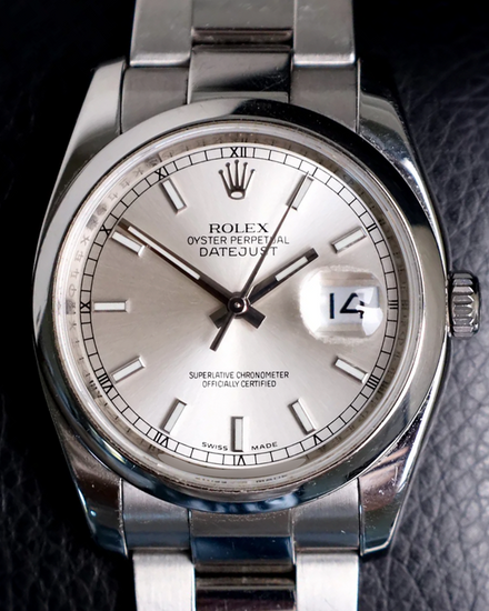 Rolex Datejust 36MM Silver Dial Oyster Bracelet (116200)