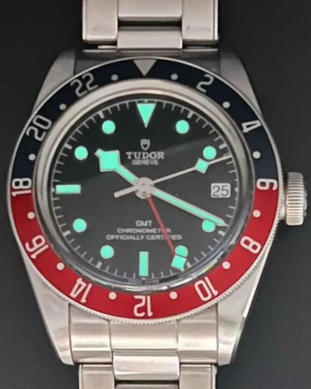 2020 Tudor Black Bay GMT "Pepsi" 41MM Black Dial Steel Bracelet (79830RB)