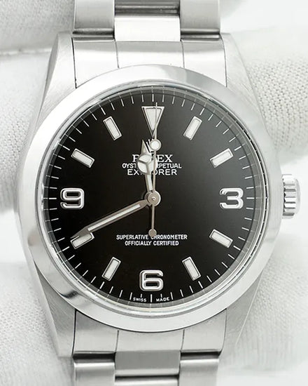 Rolex Explorer 36MM Black Dial Oyster Bracelet (14270)