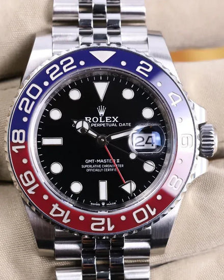 2020 Rolex GMT-Master II "Pepsi" 40MM Black Dial Jubilee Bracelet (126710BLRO)