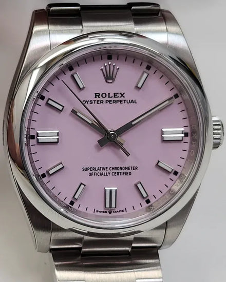 Rolex Oyster Perpetual 36MM Pink Dial Oyster Bracelet (126000)