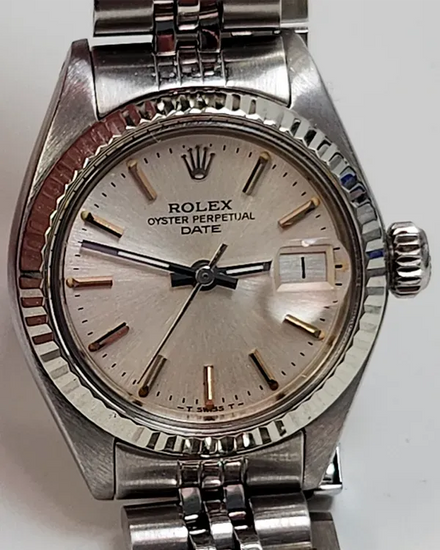 Rolex Lady-Datejust 26MM Silver Dial Jubilee Bracelet (6917)