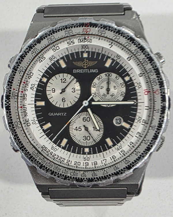 Breitling Navitimer Jupiter Pilot 41.5MM Quartz Black Dial Steel Bracelet (A59027)