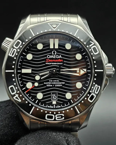 2021 Omega Seamaster Diver 300M 42MM Black Dial Steel Bracelet (210.30.42.20.01.001)