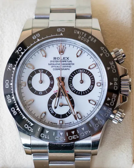 Rolex Cosmograph Daytona "Panda" 40MM White Dial Oyster Bracelet (116500LN)