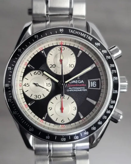 2007 Omega Speedmaster Day-Date 40MM Black Dial Steel Bracelet (3210.51.00)