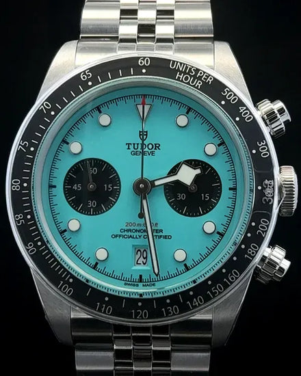 Tudor Black Bay Chrono 41MM Blue "Flamingo" Dial Steel Bracelet (79360N)