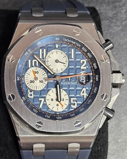 Audemars Piguet Royal Oak Offshore 42MM Blue Dial Rubber Strap (26470ST.OO.A027CA.01)