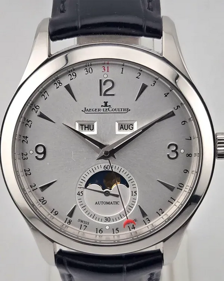 2017 Jaeger-LeCoultre Master Calendar 39MM Silver Dial Leather Strap (Q1558420)