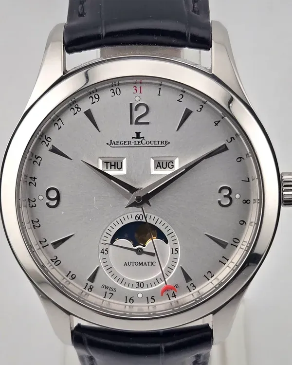 2017 Jaeger-LeCoultre Master Calendar 39MM Silver Dial Leather Strap (Q1558420)