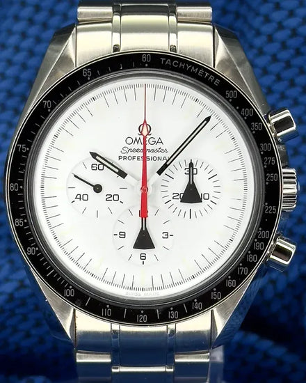 2016 Omega Speedmaster Professional Moonwatch "Alaska Project" L.E. 42MM White Dial Steel Bracelet (311.32.42.30.04.001)