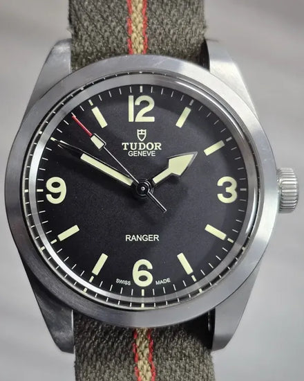 2023 Tudor Ranger 39MM Black Dial Textile Strap (79950)