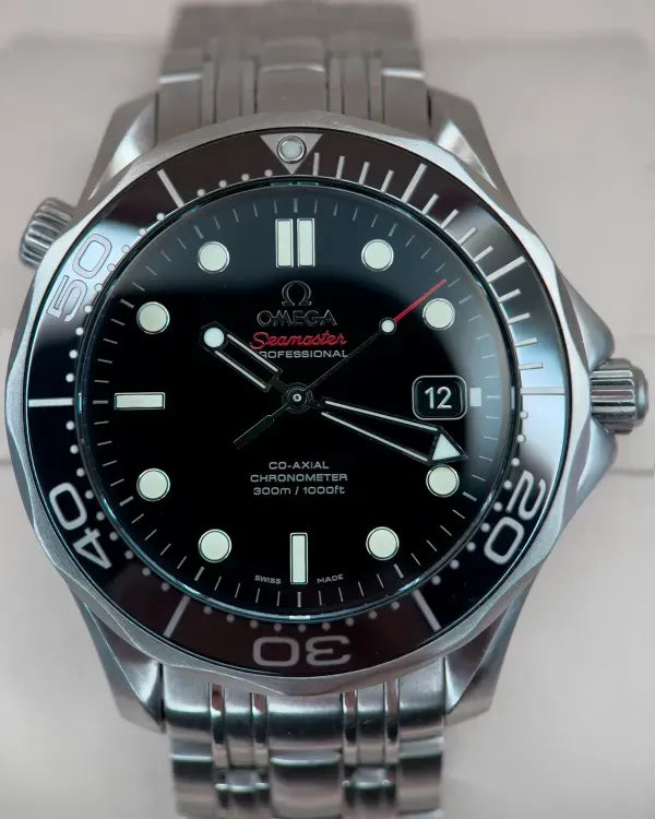 2024 Omega Seamaster Diver 300M 41MM Black Dial Steel Bracelet (212.30.41.20.01.003)