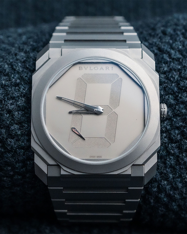 2022 Bvlgari Octo Finissimo Tatsuo Miyajima L. E. 40MM Grey Dial Titanium Bracelet (103569)
