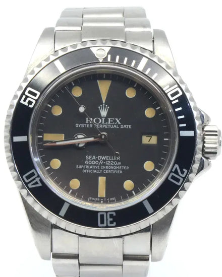 Rolex Sea-Dweller "Triple Six" 40MM Black Dial Steel Bracelet (16660)
