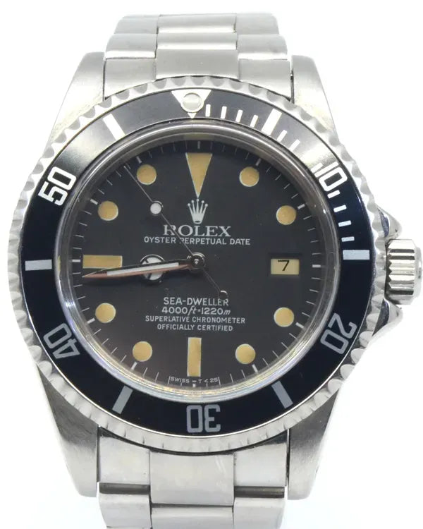 Rolex Sea-Dweller "Triple Six" 40MM Black Dial Steel Bracelet (16660)