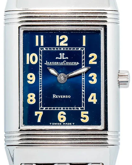 Jaeger-LeCoultre Reverso Lady 33MM Quartz Blue Dial Steel Bracelet (260.8.47)