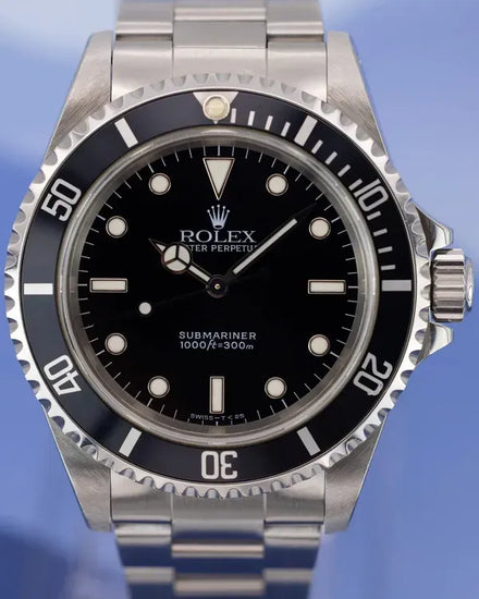 Rolex Submariner No-Date 40MM Black Dial Oyster Bracelet (14060)