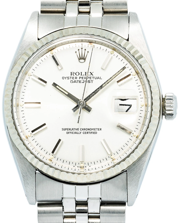 Rolex Datejust 36MM Silver "Pie Pan" Dial Jubilee Bracelet (1601)