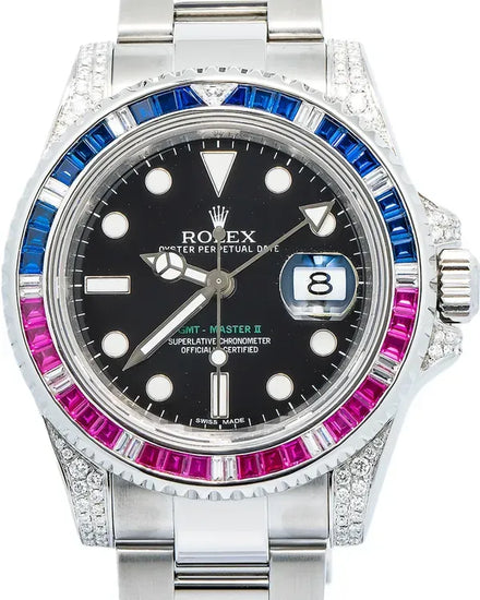 Rolex GMT-Master II "SARU" 40MM Black Dial Oyster Bracelet (116710)