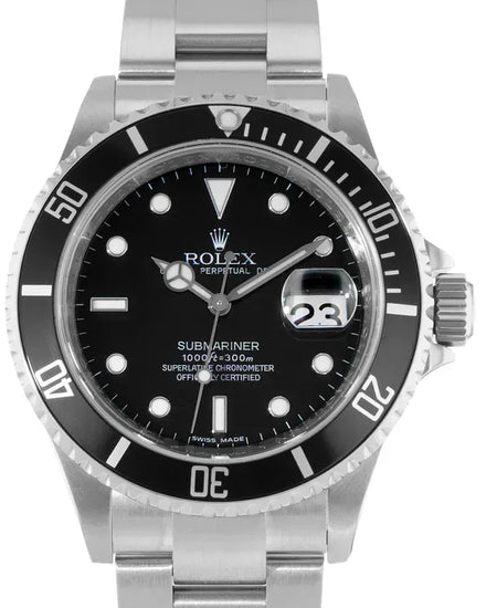 2009 Rolex Submariner Date 40MM Black Dial Oyster Bracelet (16610)