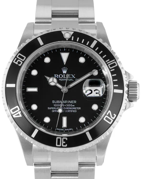2009 Rolex Submariner Date 40MM Black Dial Oyster Bracelet (16610)