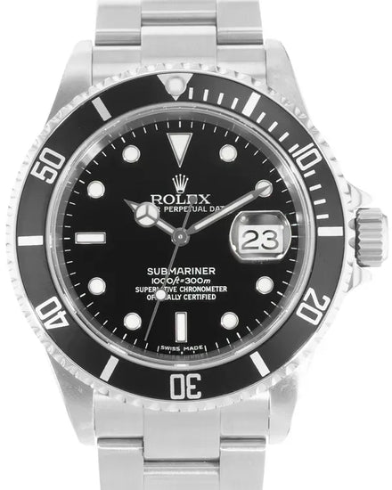2007 Rolex Submariner Date 40MM Black Dial Oyster Bracelet (16610)