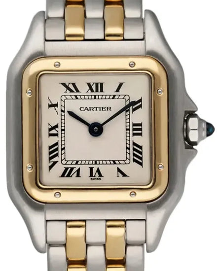 Cartier Panthère de Cartier 22MM Quartz Off White Dial Two-Tone Bracelet (W25029B6)