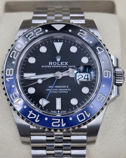 2025 Rolex GMT-Master II "Batgirl" 40MM Black Dial Jubilee Bracelet (126710BLNR)