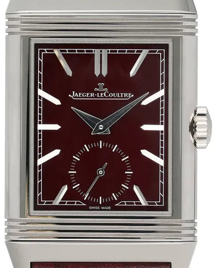 2023 Jaeger-LeCoultre Reverso Tribute Monoface Small Seconds S.E. 27.4MM Red Dial Leather Strap (Q397846J)