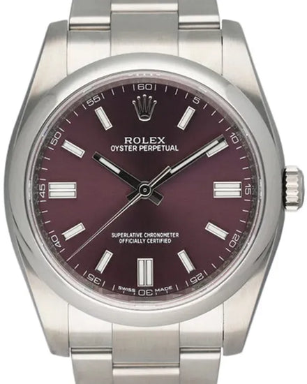 2020 Rolex Oyster Perpetual 36MM Grape Dial Oyster Bracelet (116000)