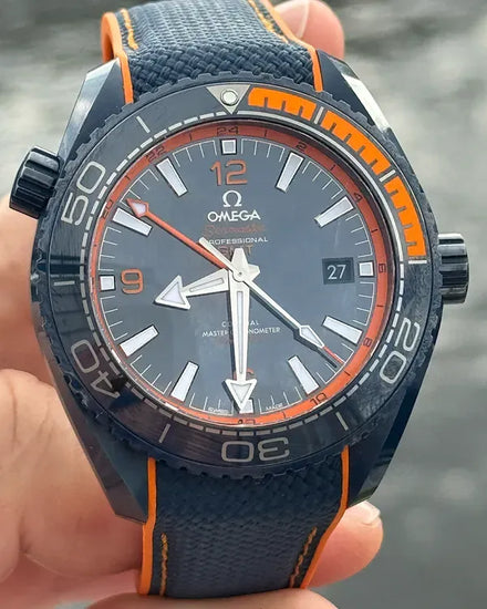 Omega Seamaster Planet Ocean 600M "Big Blue" 45.5MM Blue Dial Rubber Strap (215.92.46.22.03.001)