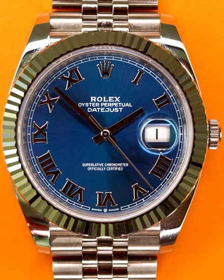 2024 Rolex Datejust 41MM Blue Dial Jubilee Bracelet (126334)