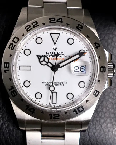 Rolex Explorer II "Polar" 42MM White Dial Oyster Bracelet (226570)